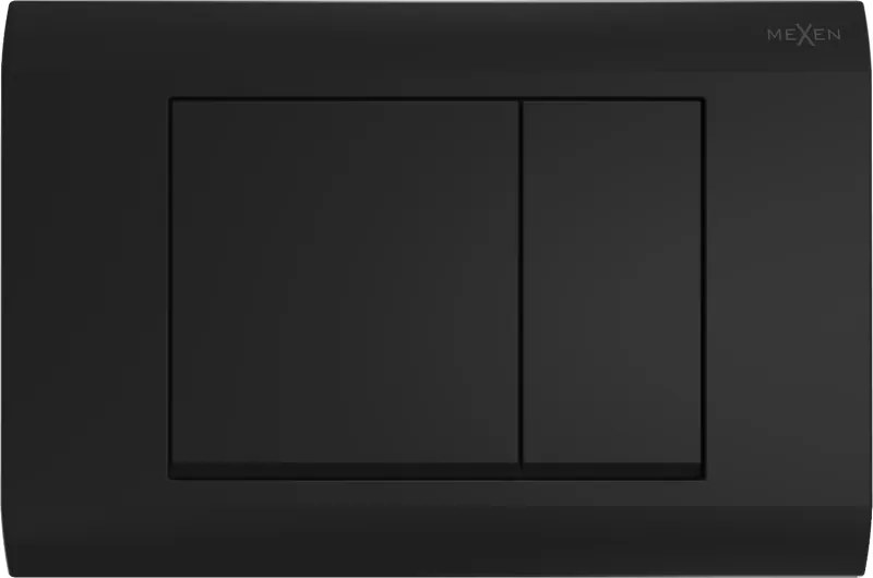 Mexen Fenix 01 spoelknop, matzwart - 600103