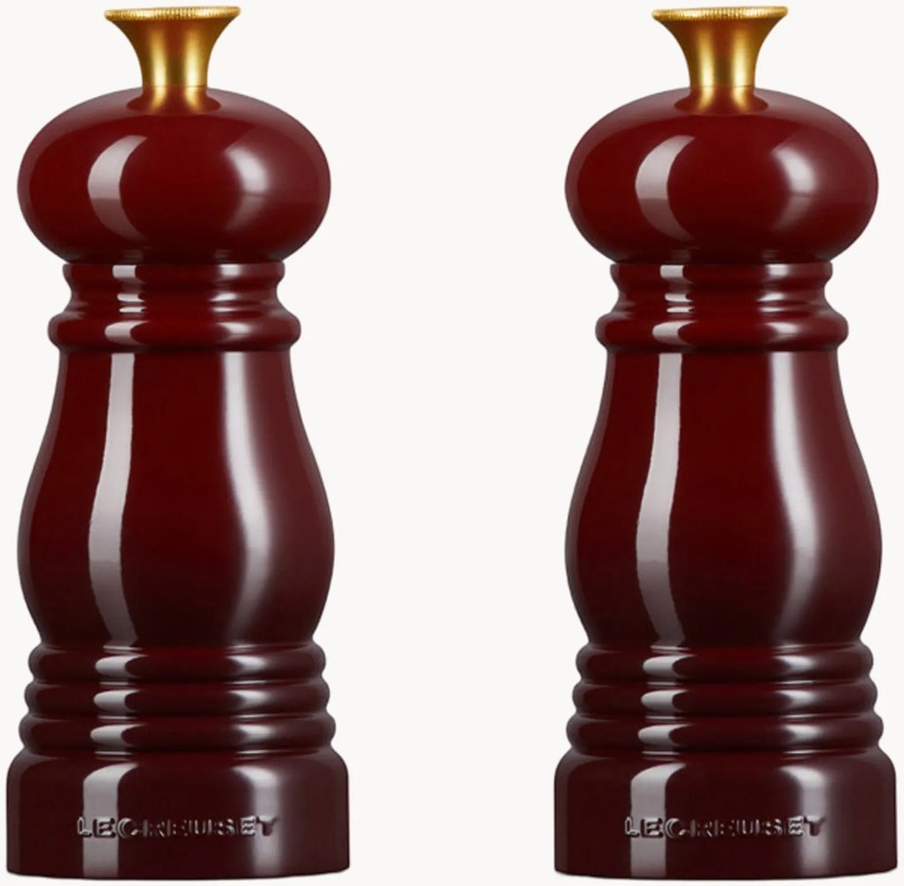 Zout- & pepermolen Creuset met keramisch maalwerk, (set van 2)