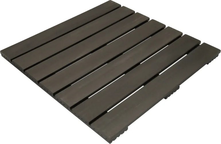 Terrastegel composiet 50 x 50 cm antraciet FSC (24 mm) massief