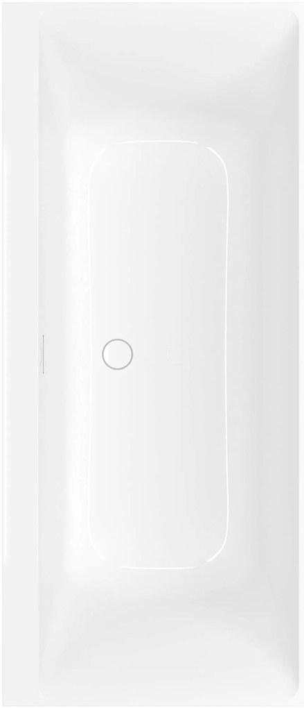 Villeroy & Boch Subway 3 0 inbouwbad 2-persoons 180x80cm glans wit alpin quaryl incl. afvoer met bodem-vulcombinatie wit