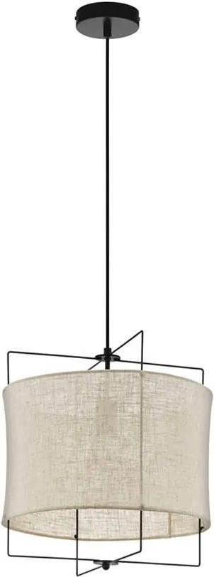 EGLO hanglamp Bridekirk 40 cm - zwart - Leen Bakker