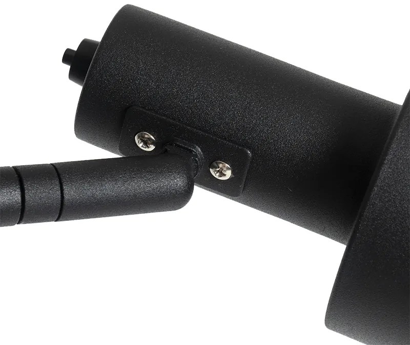 Moderne vloerlamp zwart 2-lichts - Stijn