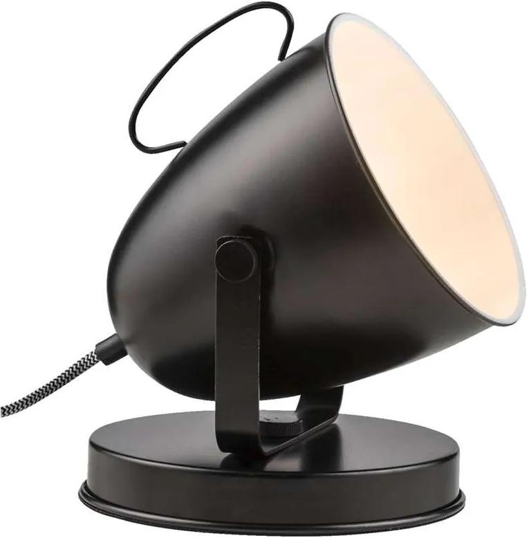 Tafellamp Enzo - zwart - 20x24x25,5 cm - Leen Bakker
