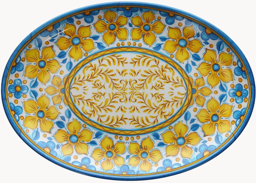 Ovale borden Narciso, 3-delig