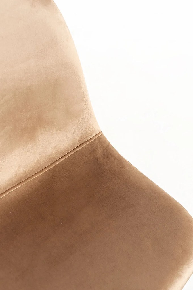 Set van 4 Teok Fluwelen Stoelen