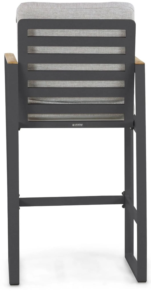 Barstoel Aluminium Grijs-antraciet Lifestyle Garden Furniture Faro