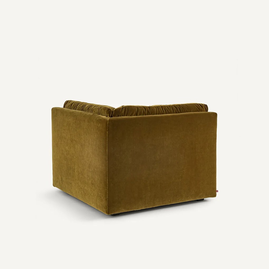 Modulaire 90° hoek in fluweel, GIULIANO