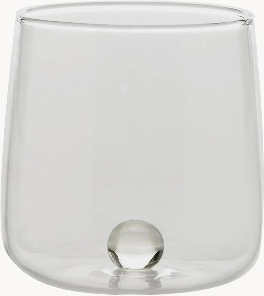 Handgemaakte borosilicaatglazen tumblers Bilia, 6-delig