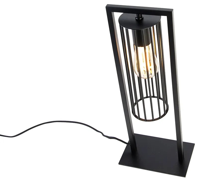 Smart moderne tafellamp zwart incl. Wifi ST64 - Balenco Wazo