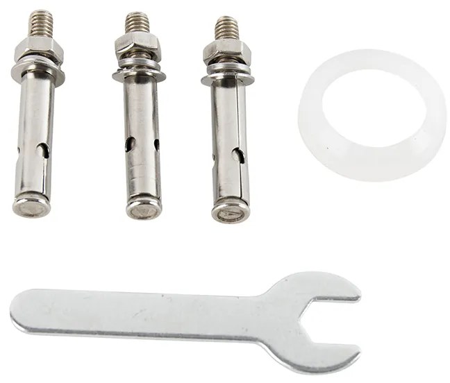 Buiten vloerlamp zwart 50 cm - Mushroom