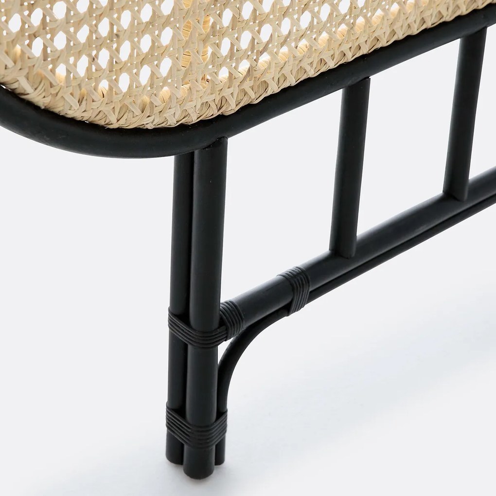 Hoofdbord met rotan stengels, Cedak