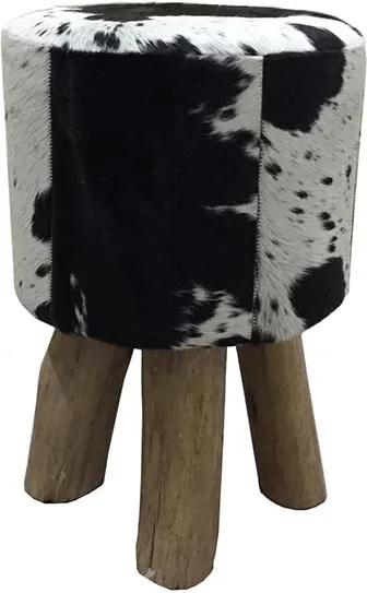Kruk koe zwart-wit 30x45cm
