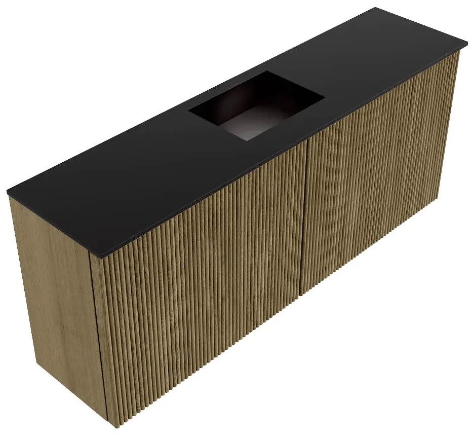 Mondiaz Joya 100cm toiletmeubel dusk met wastafel faye midden zonder kraangat urban