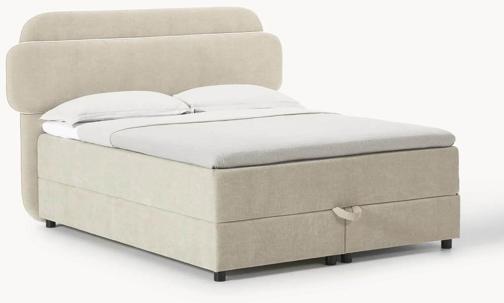 Boxspringbed Enrica met opbergruimte