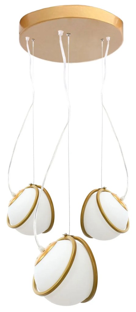 Hanglamp APP1090-3 CP Goud