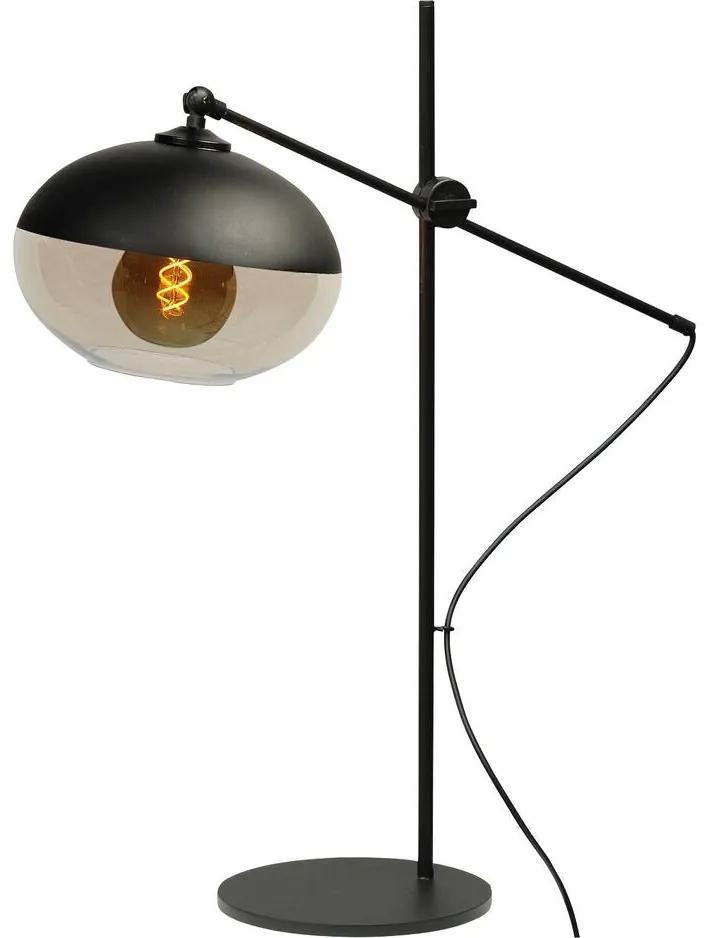 Goossens Tafellamp Oscar, Tafellamp met 1 lichtpunt bol 71 cm