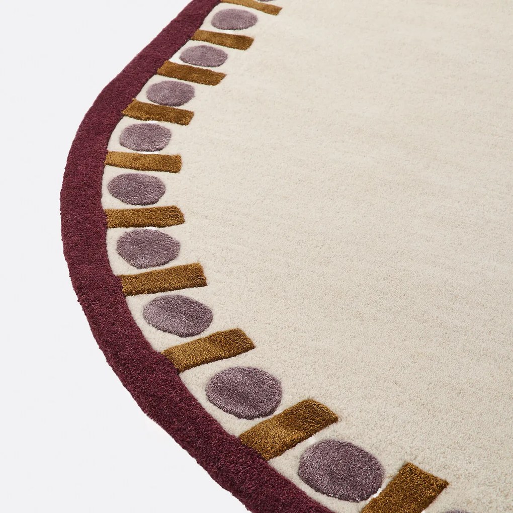 Ovaal vloerkleed, 87% wol, VLADA