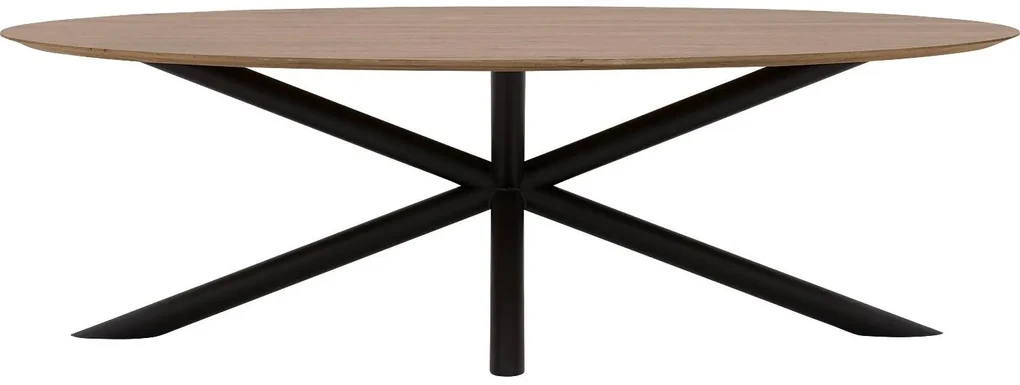 Goossens Excellent Eettafel Gs-1302, Ovaal 240 x 130 cm