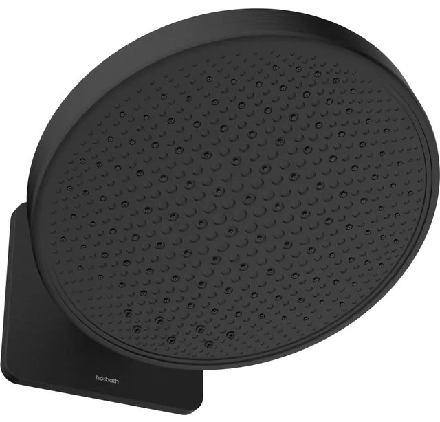 Hotbath &MORE Hoofddouche - 30cm - inbouw - rond - met box - 2 functies - Geborsteld zwart PVD M620MBP