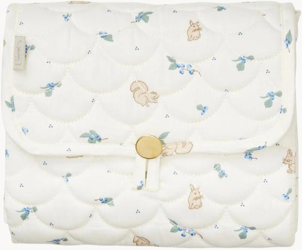 Biologisch katoenen verschoningsmatje Blueberries