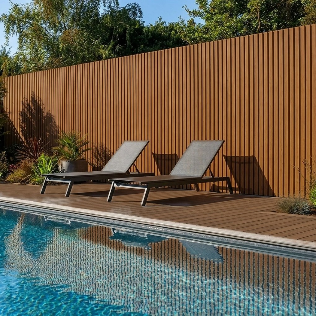 Buitenpanel Eiken 290cm | Gevelbekleding | Tuin | 3D Houtnerf