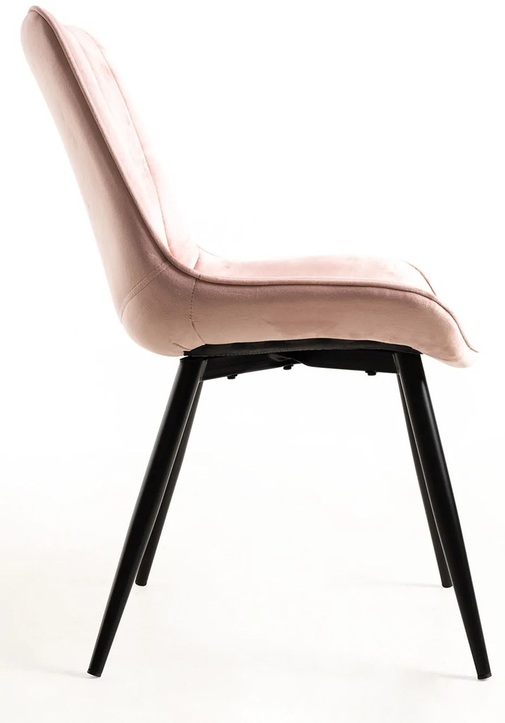 Set van 2 Lene Fluwelen Stoelen