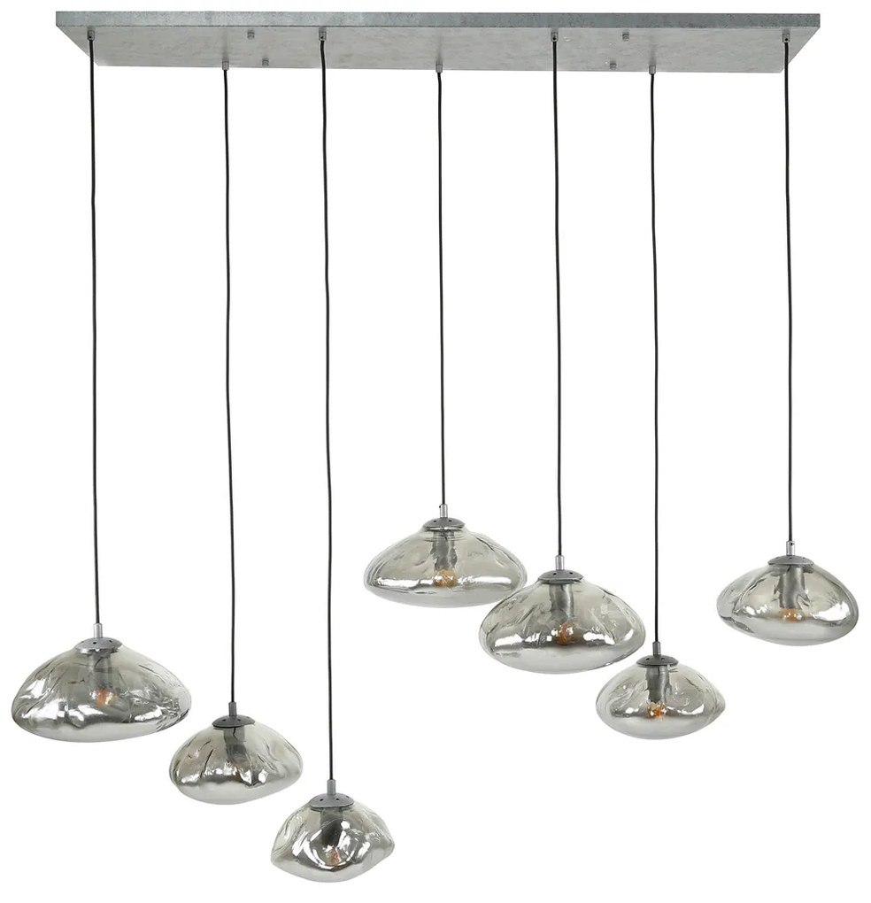 Hanglamp Glas Met Metaal
