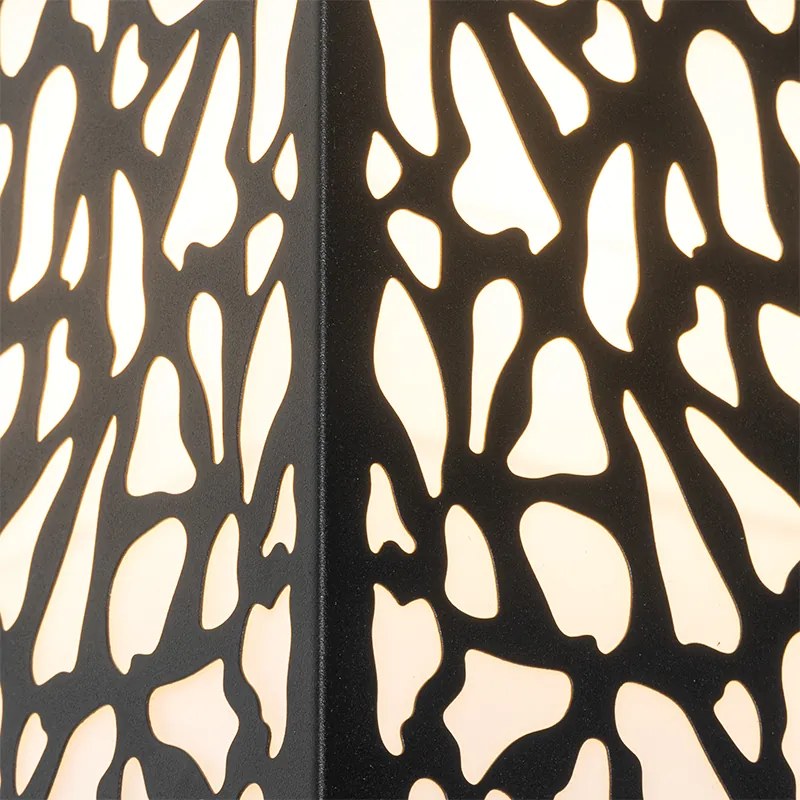 Moderne buiten wandlamp zwart IP44 - Nicole