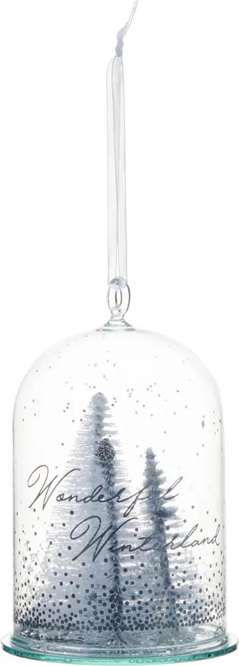 Rivièra Maison - Pretty Christmas Ornament silver - Kleur: transparant
