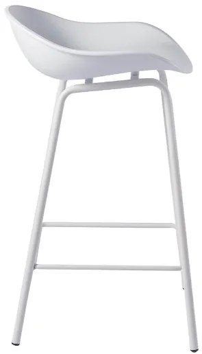 House of Rebels Barkruk - Romeo - 65 cm - Mono - Wit  - House of Rebels