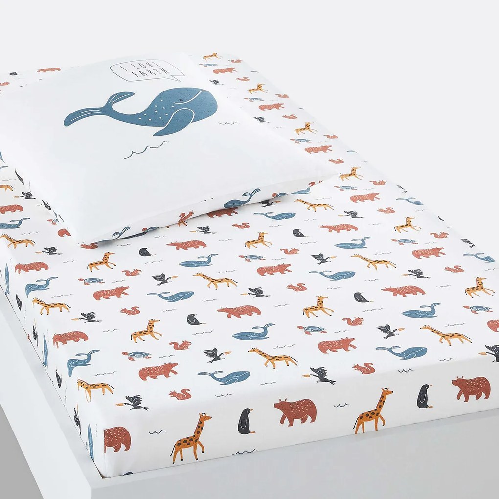 Hoeslaken in biologisch katoen, Earth