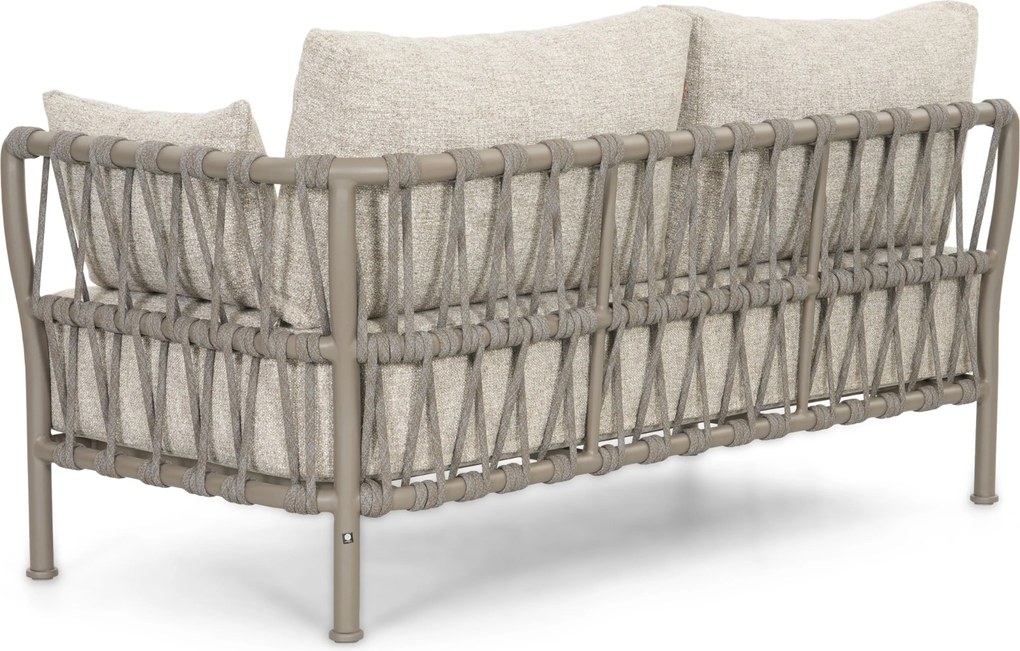Hoek loungeset 5 personen Rope Taupe  Santika Furniture Santika