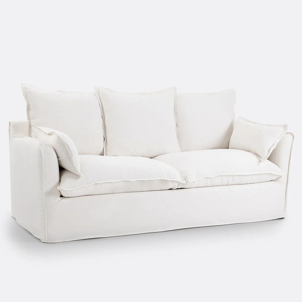 Bank 2-, 3-, 4- of 5-zits, afneembare hoezen, dik linnen, Odna