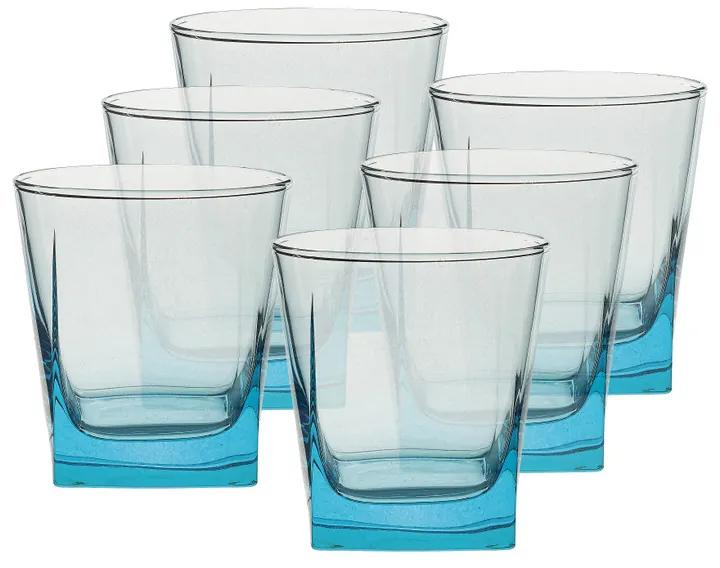 Sapglas blauw - 30 cl - set van 6