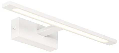 QAZQA Jerre wandlamp - 41.5x13.5x5.5cm - incl. LED - IP44 - mat wit 105954