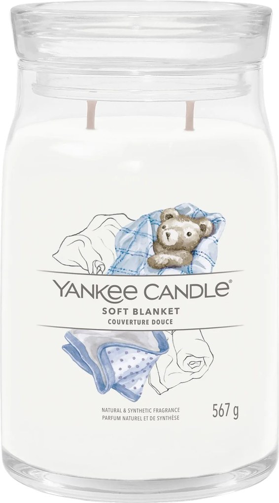 Yankee Candle geurkaars - Soft Blanket - Signature Large Jar