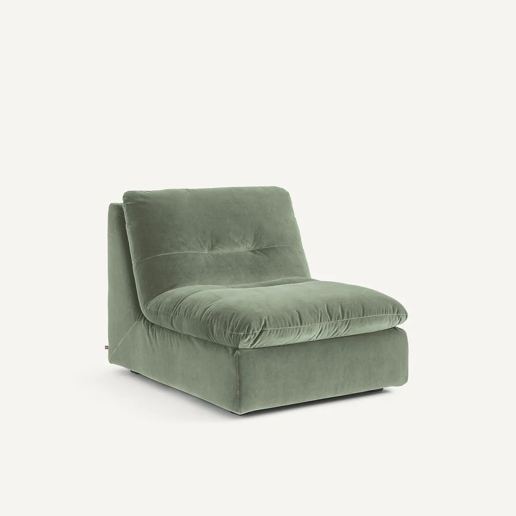 Modulaire fauteuil in fluweel, GIULIANO