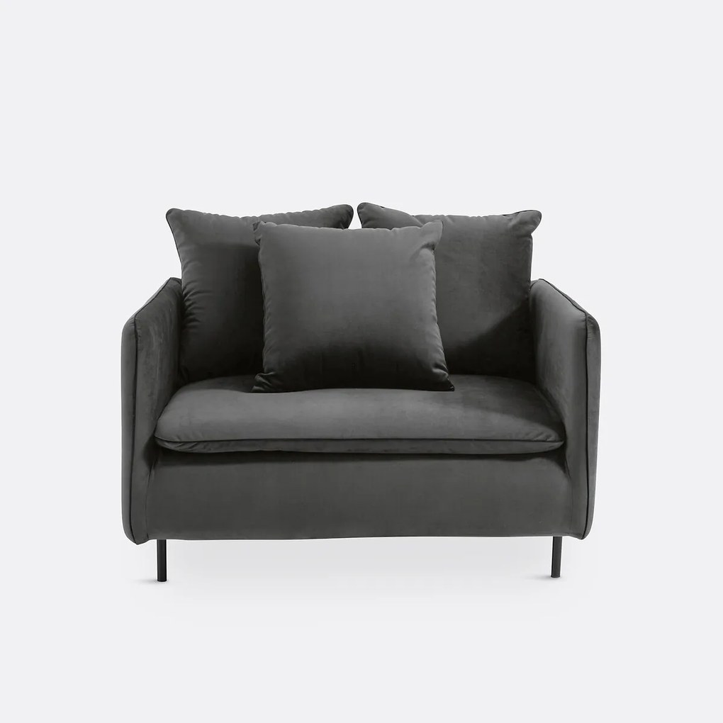 XL fauteuil in fluweel, Ivete