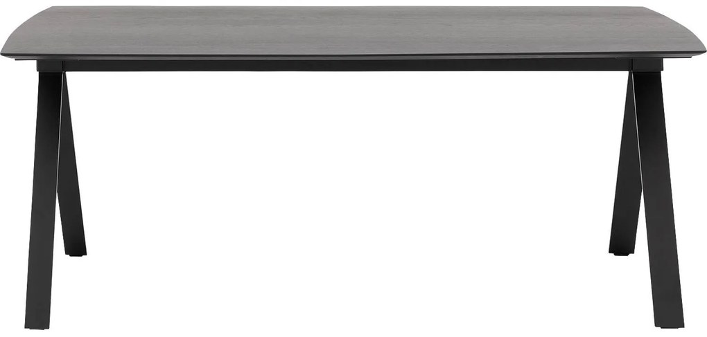 Goossens Excellent Eettafel Uniek, Semi rechthoekig 200 x 100 cm