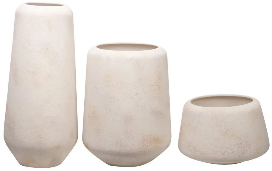 Bloempot wit – bloempot Marbella, middel – bloempot wit