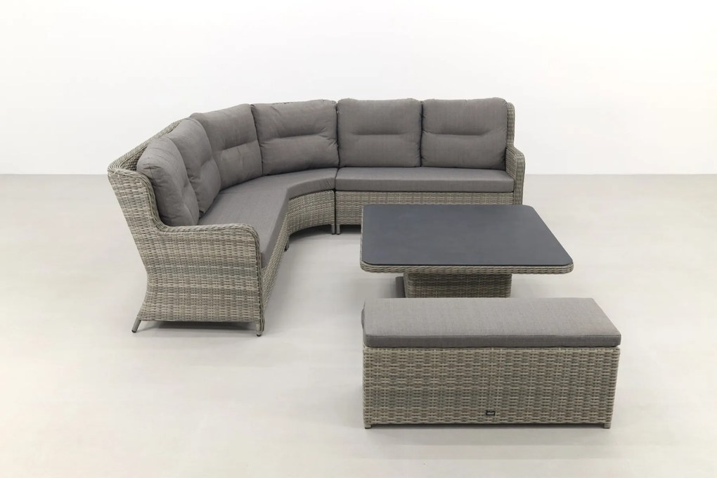 Sandigo lounge dining set met bijzetbank