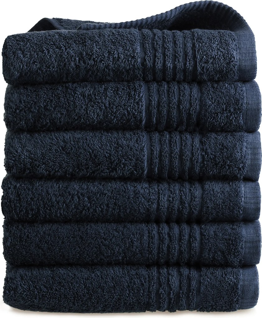 Handdoek Supreme Collectie - 6 stuks - 50x100 - navy