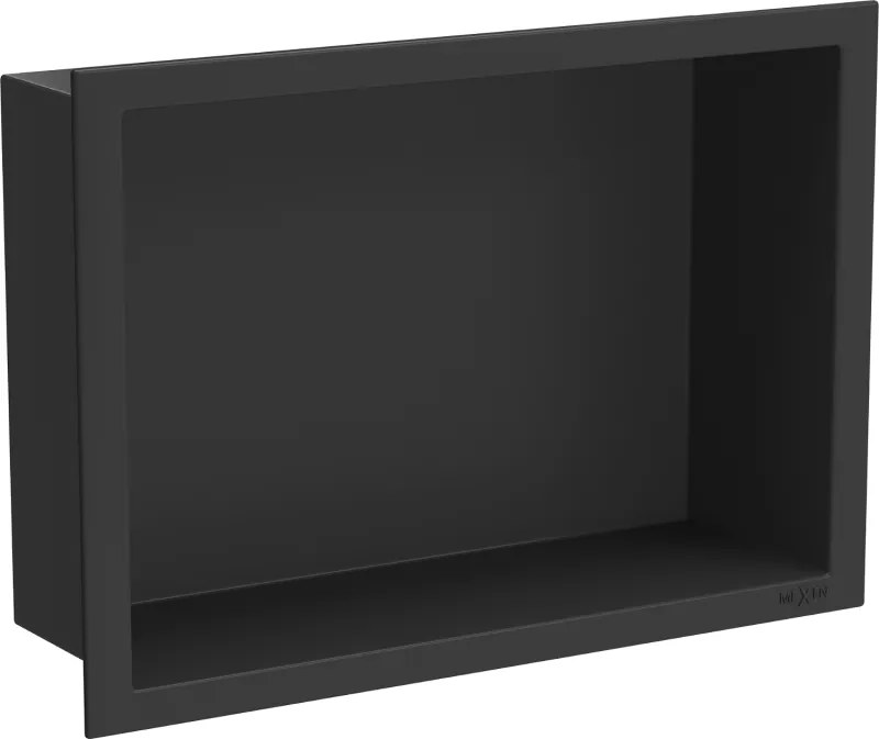 Mexen X-Wall-R nisplank met flens 30 x 20 cm, zwart - 1970302010