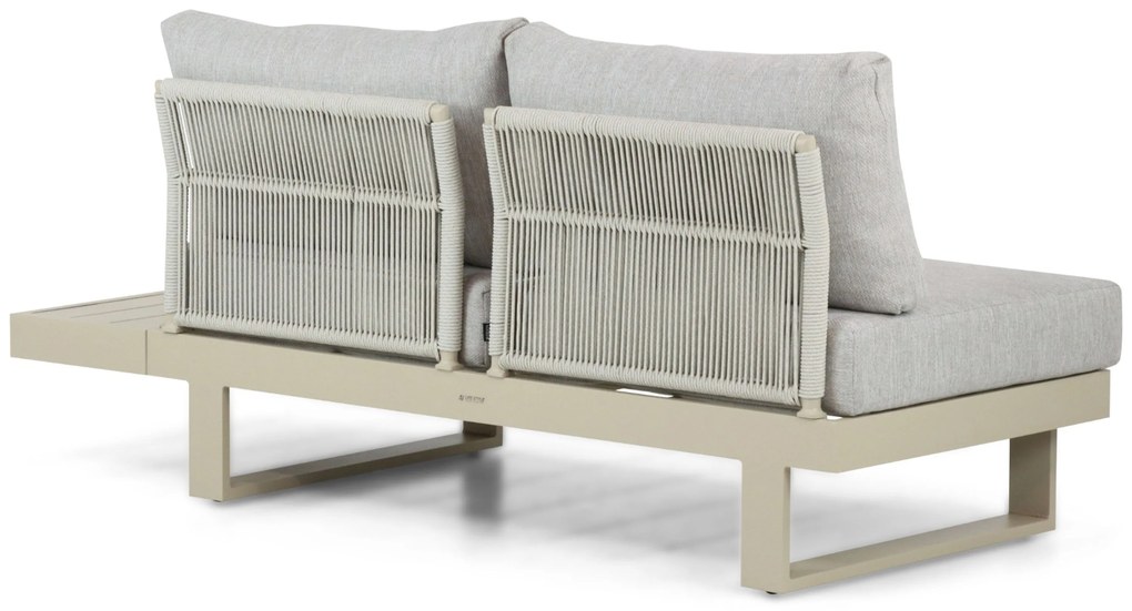 Hoek loungeset 6 personen Aluminium Taupe  Lifestyle Garden Furniture Lorenzo