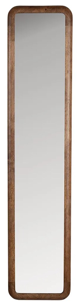 Smalle Spiegel Donker Hout - 26x120cm