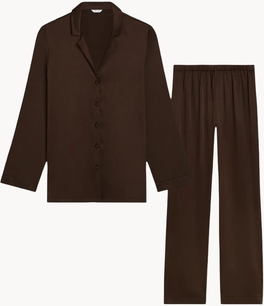 Premium zijden pyjama, 2-delig