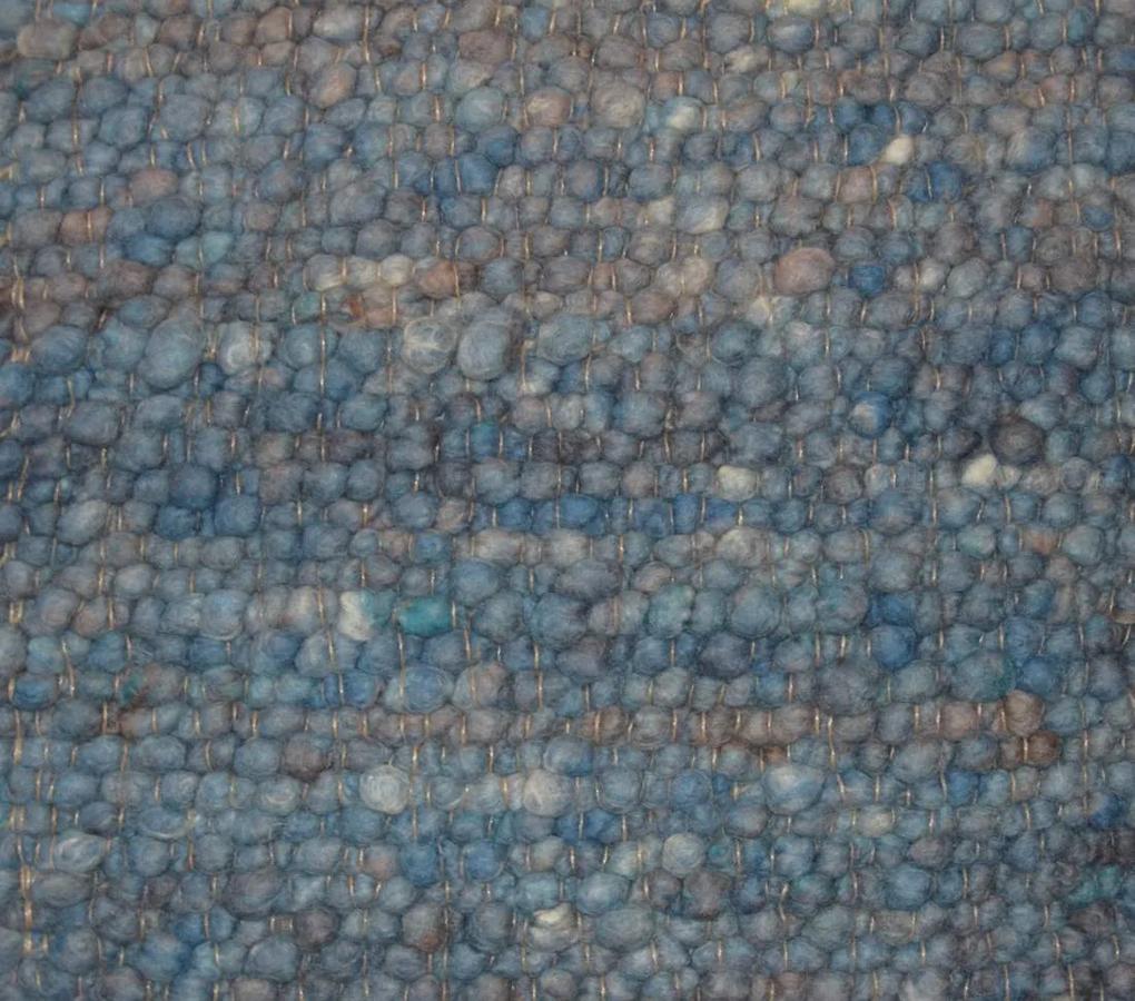 Pebbles Turquoise bruin 153 - 200 X 300 - vloerkleed