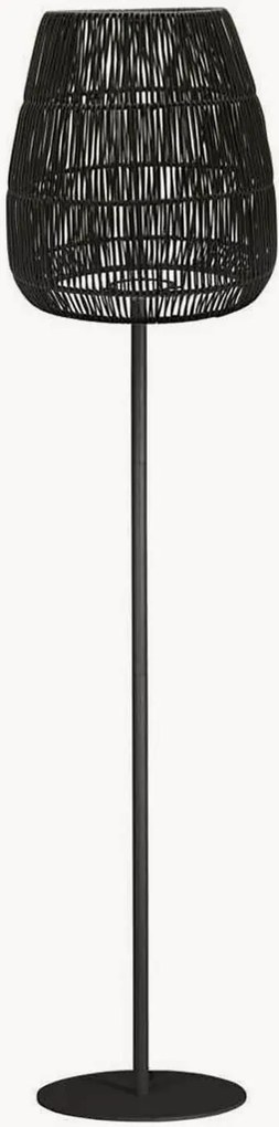 In- & outdoor rotan vloerlamp Agnar