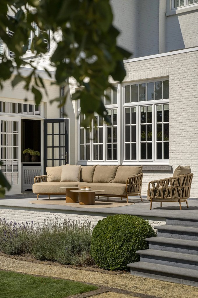 4 Seasons Outdoor Biarritz loungestoel amber Loungestoel   beige weerbestendig