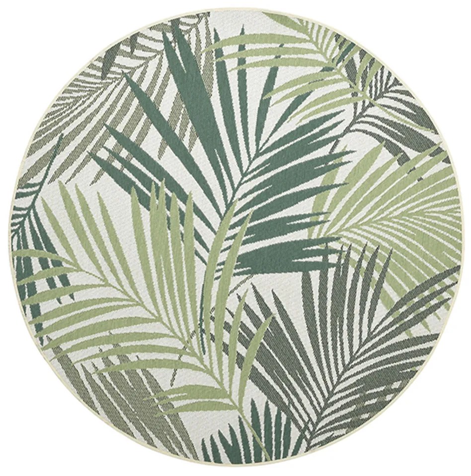 Garden Impressions Buitenkleed Naturalis palm leaf Ø160 cm